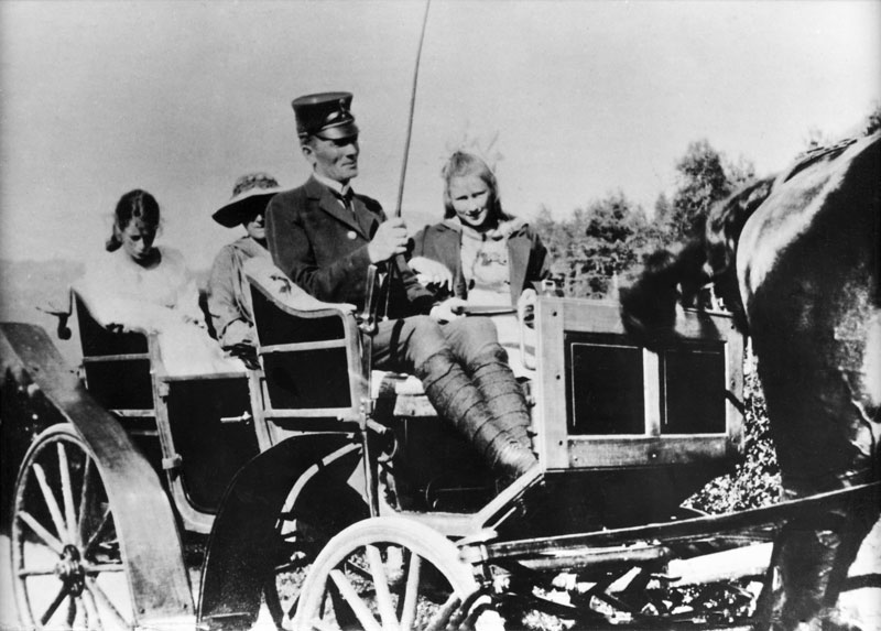 ￼Husvognen med gjester